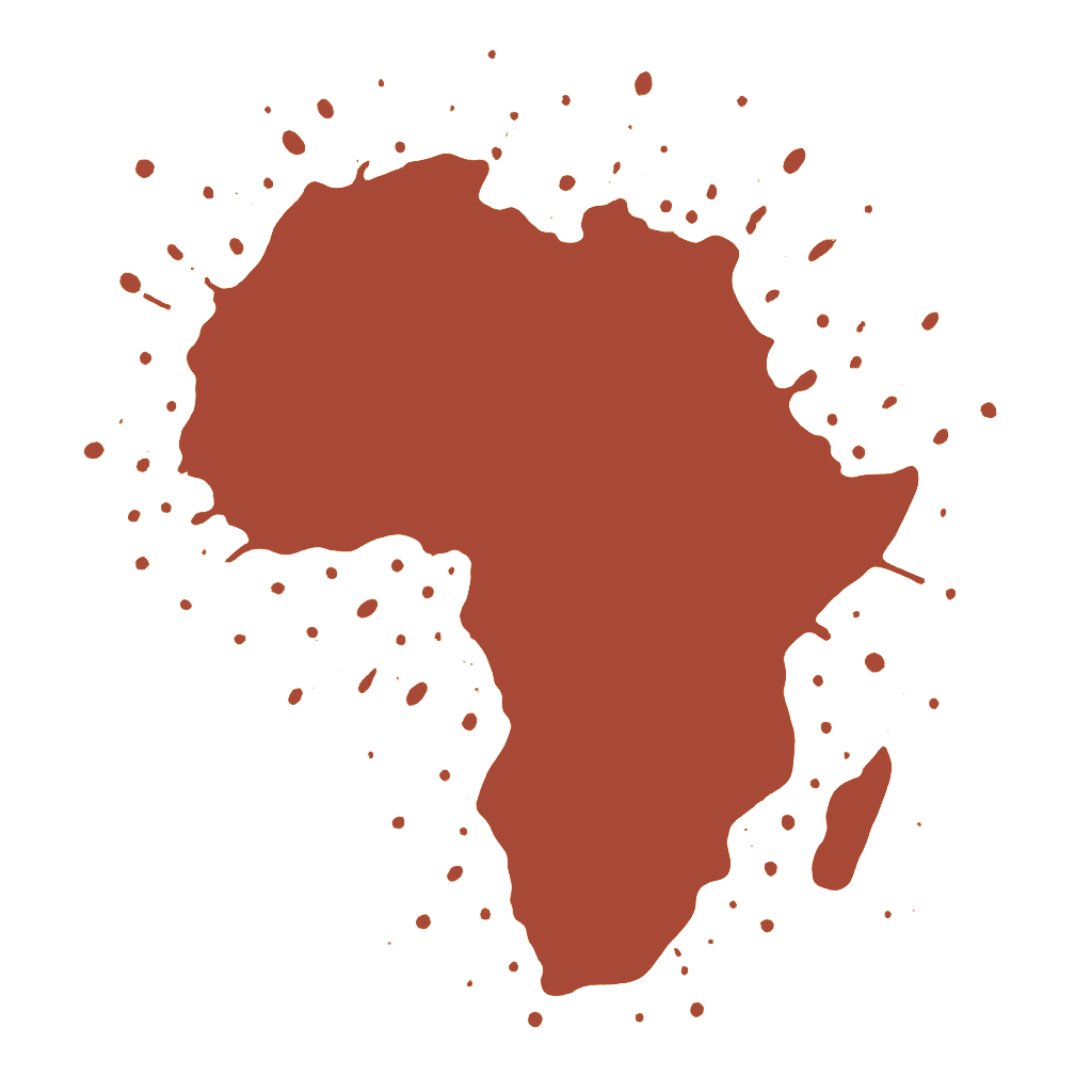 Africa shape decoration